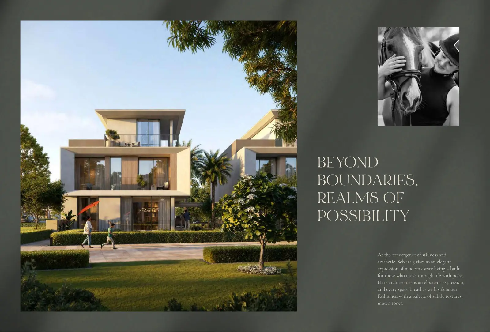 Three-storey Selvara 3 villa with garden and children