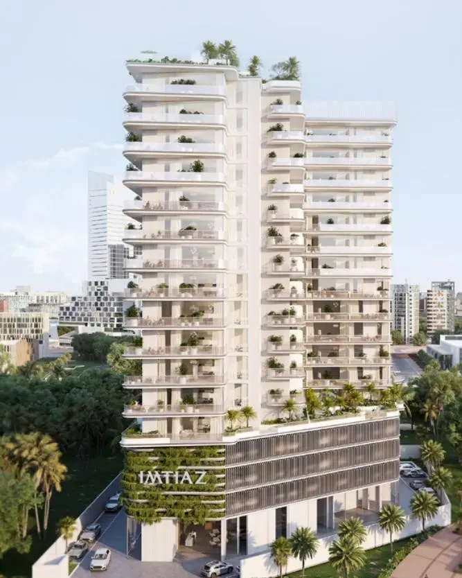 Fact sheet cover with tower render