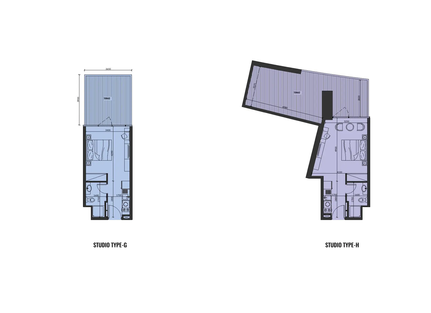 Studio types G and H