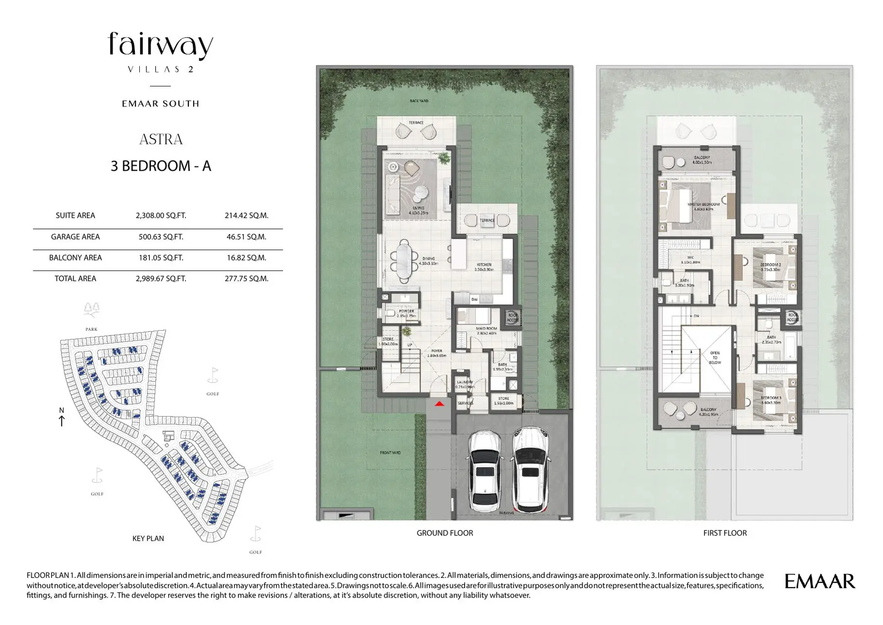 Astra 3-bedroom A floor plan