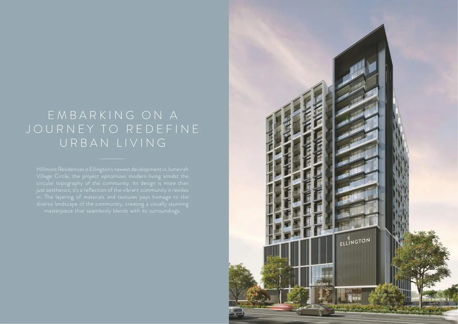 Tower seen from street level, large render