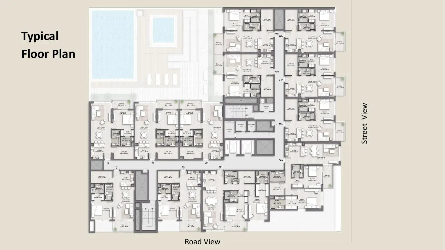Typical floor plan