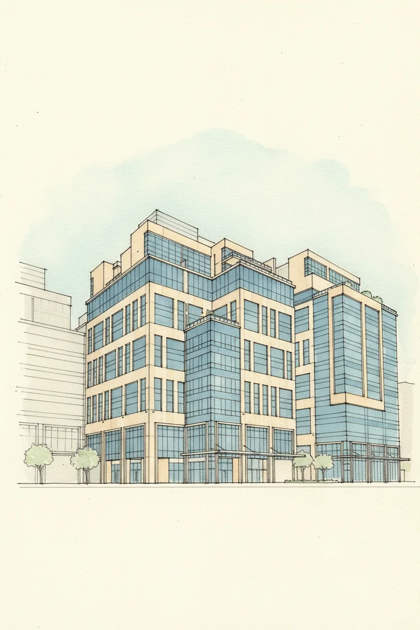 Drawing of Bay Square Building 11