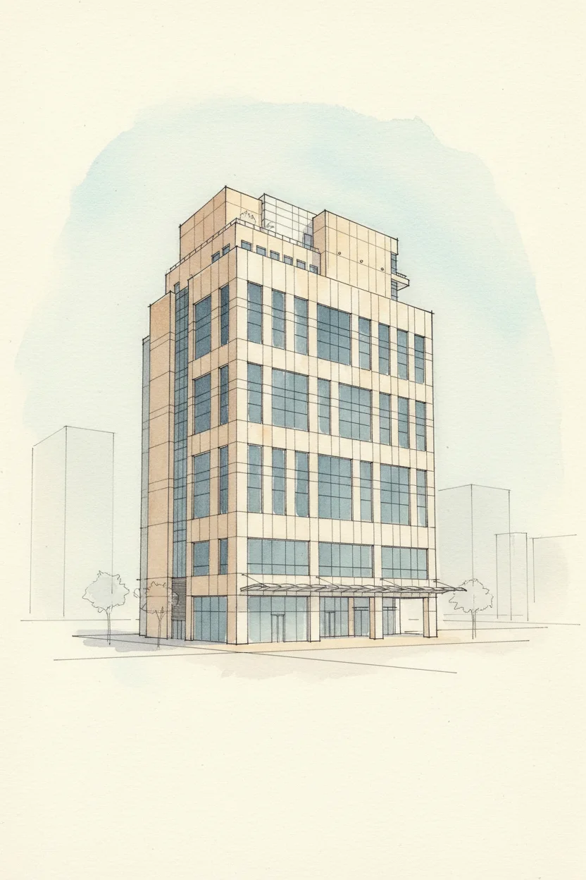Drawing of Bay Square Building 3
