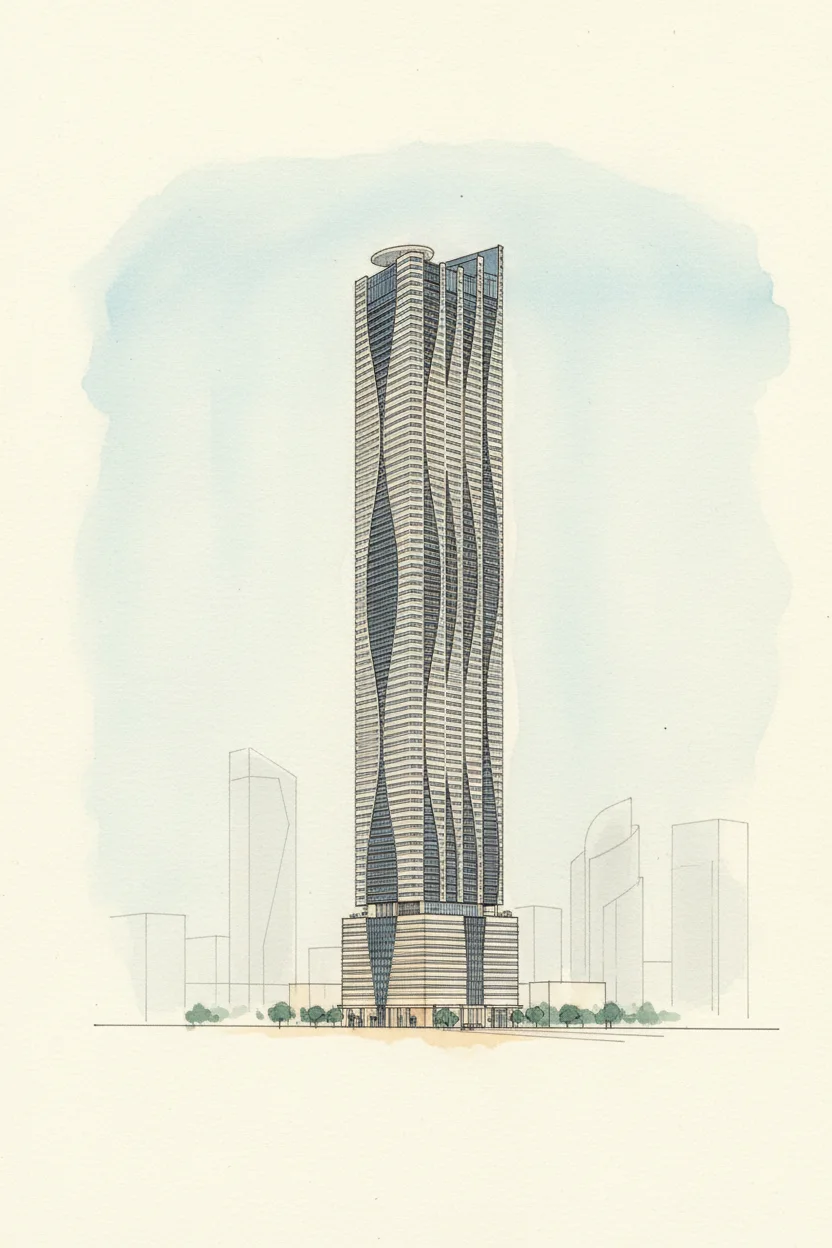 Drawing of Bayz 102 by Danube