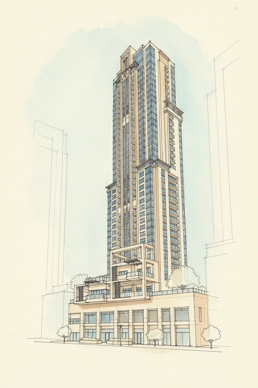 Drawing of Plaza Boutique 1