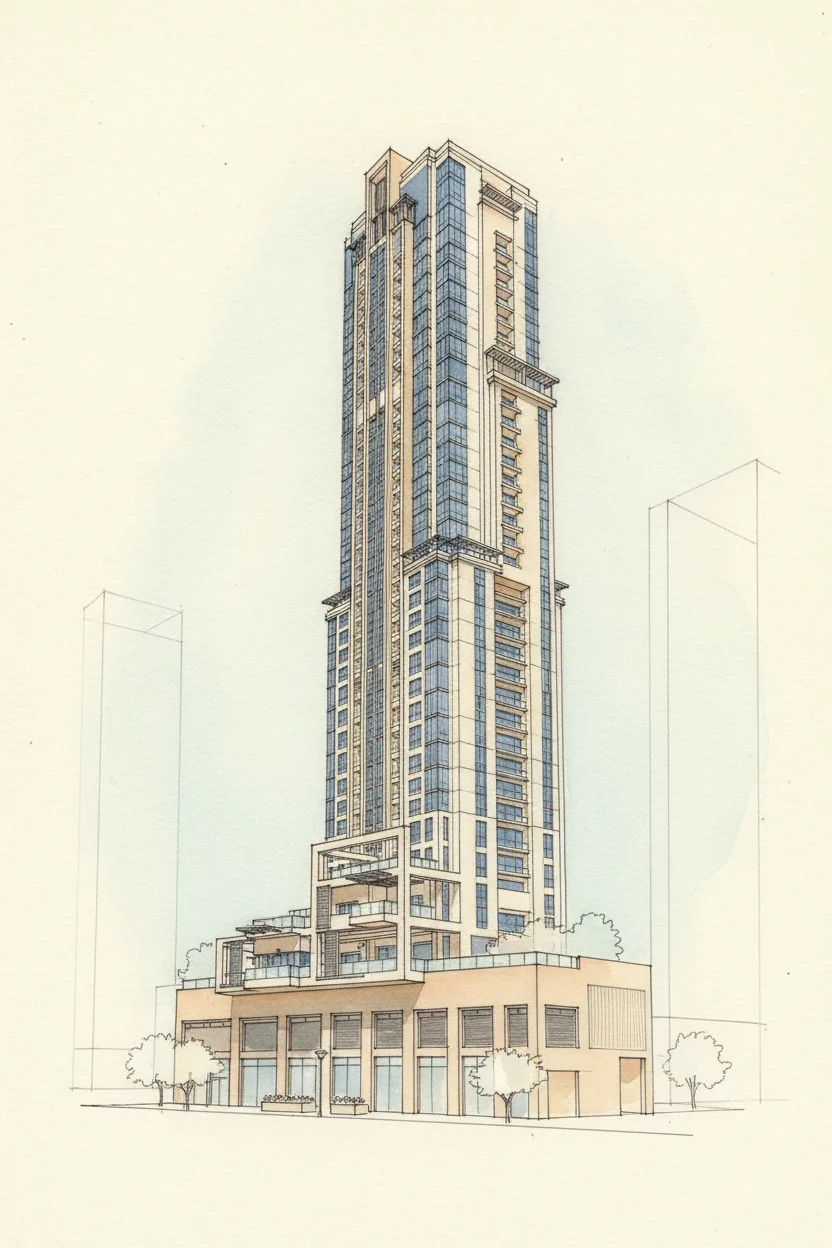 Drawing of Plaza Boutique 2