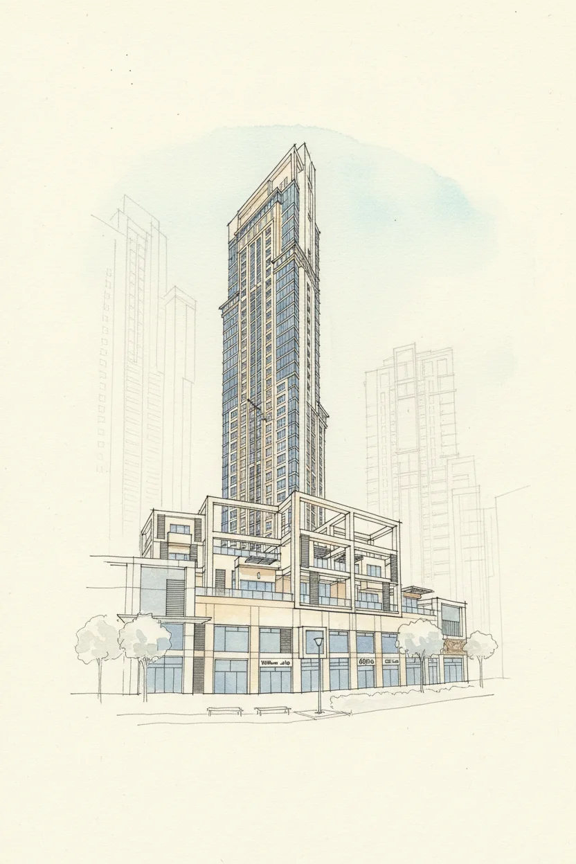 Drawing of Plaza Boutique 5