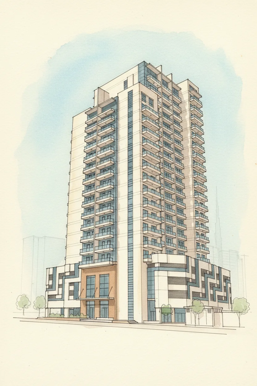 Drawing of Mayfair Residency