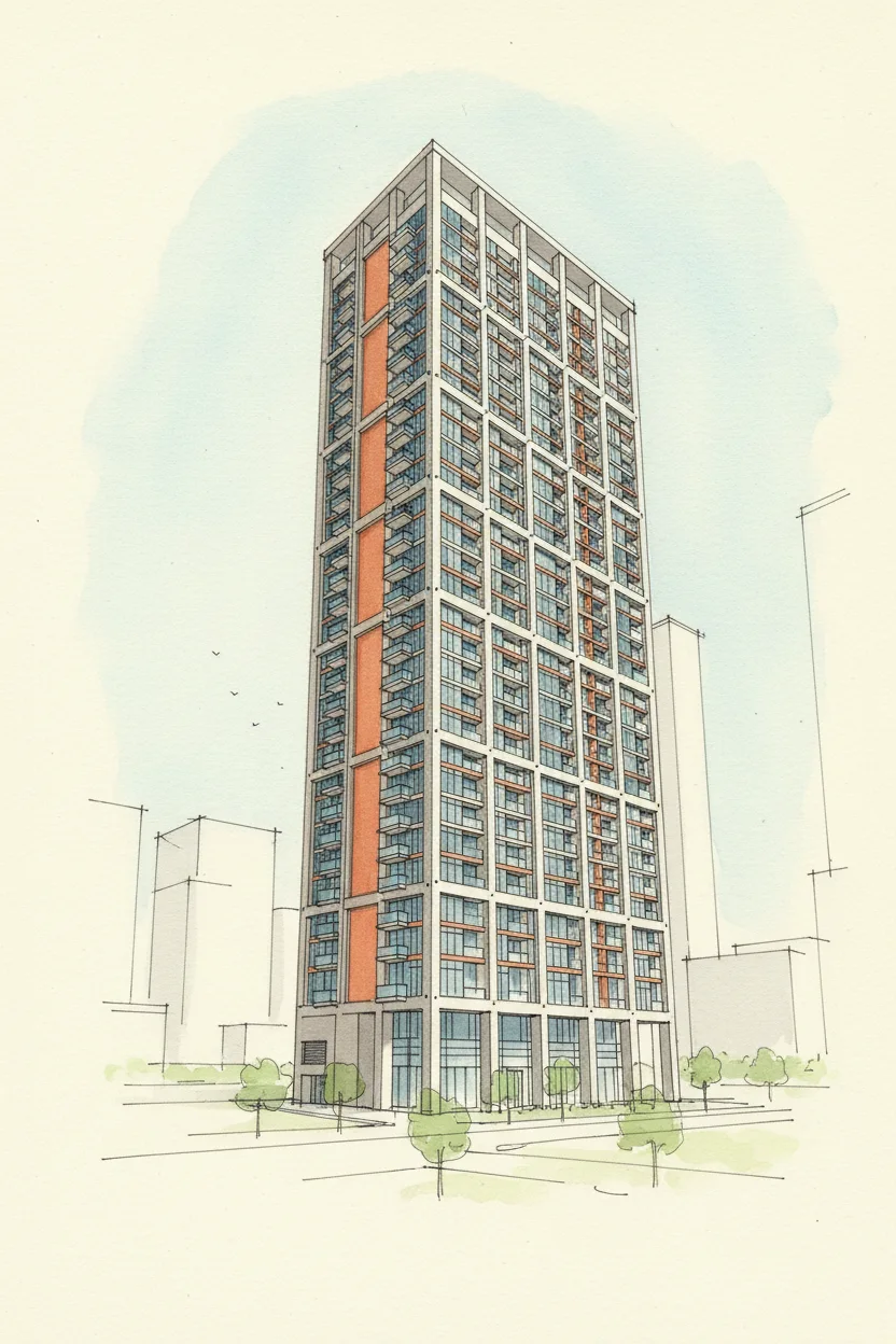 Drawing of Peninsula Two