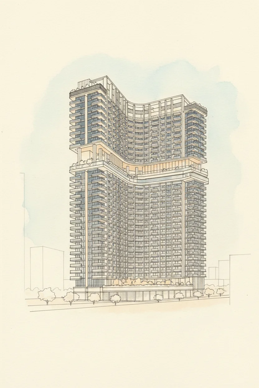Drawing of Rove Home Marasi Drive