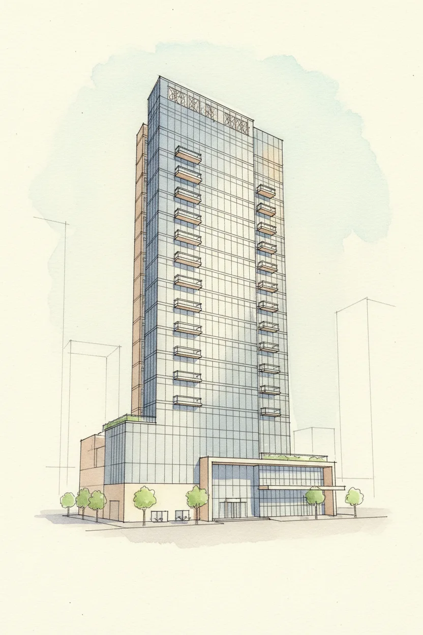 Drawing of The One Hotel