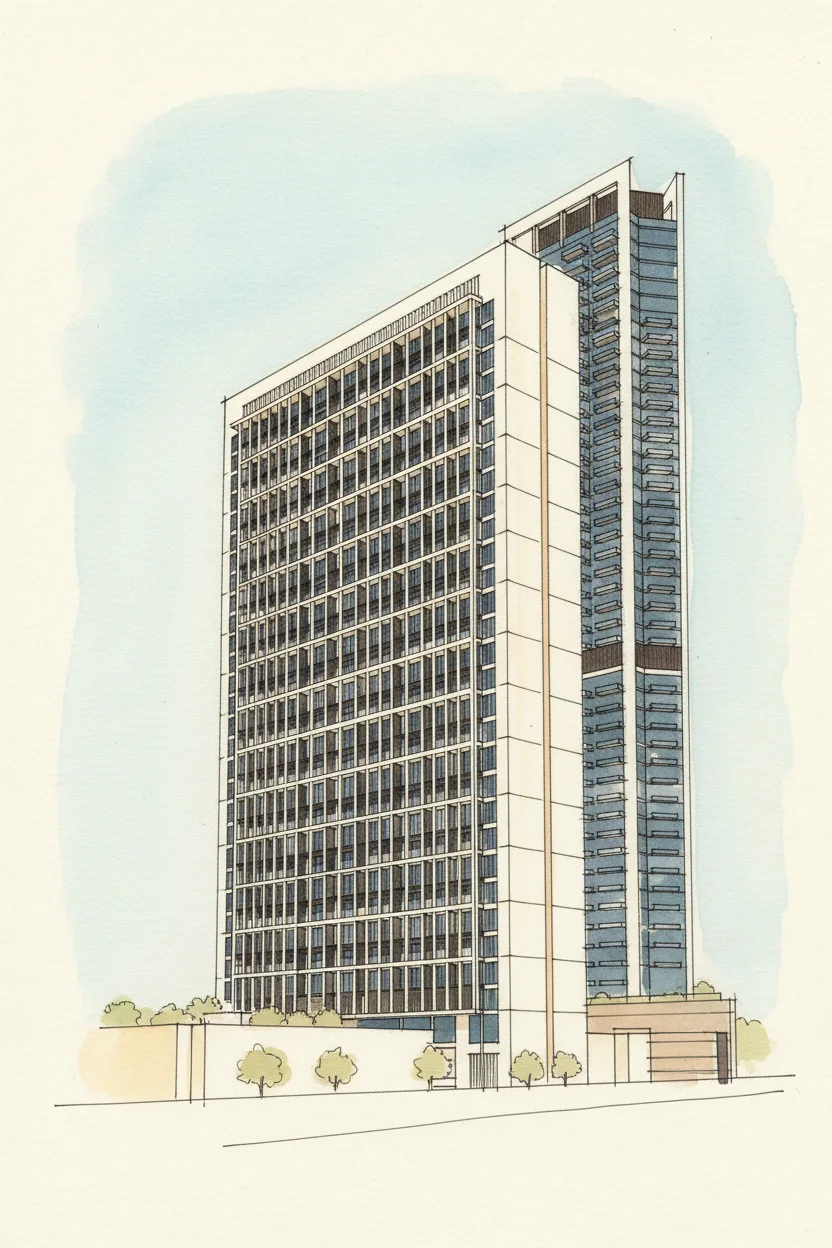 Drawing of UPSIDE Living