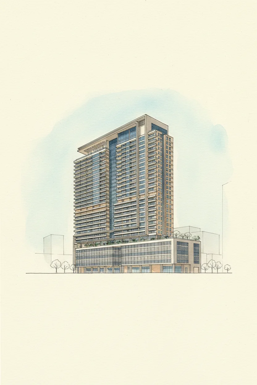 Drawing of Windsor Manor
