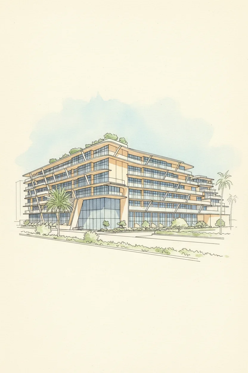 Drawing of 10 Oxford