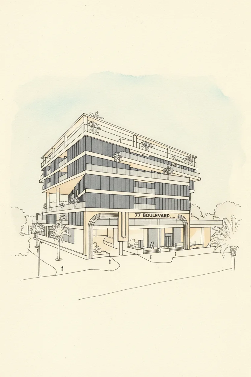 Drawing of 77 Boulevard