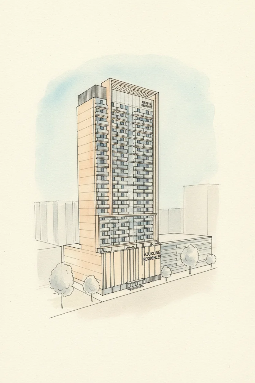 Drawing of Azurline Residences