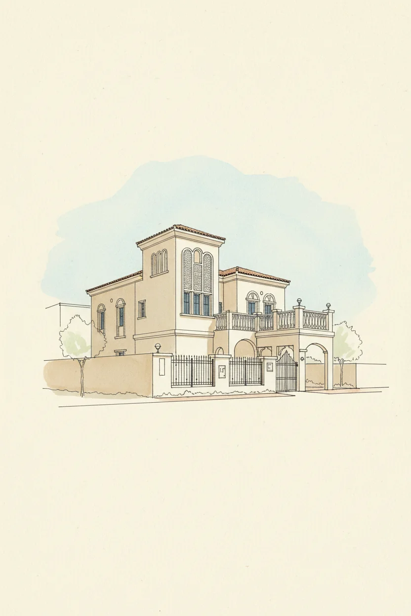 Drawing of Block E