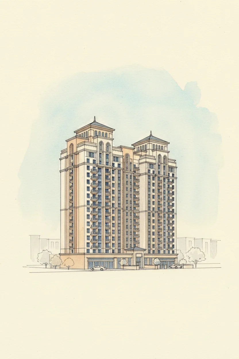 Drawing of Block G