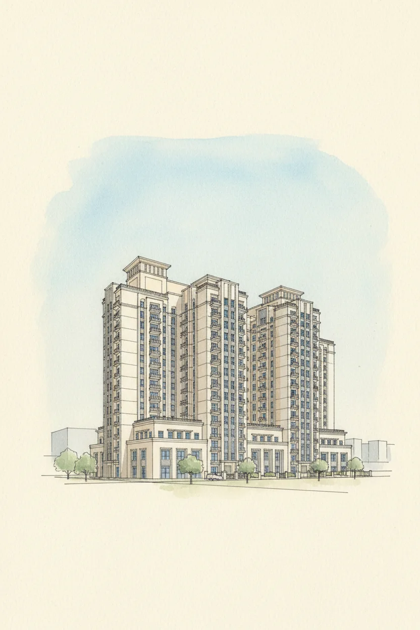 Drawing of Block L