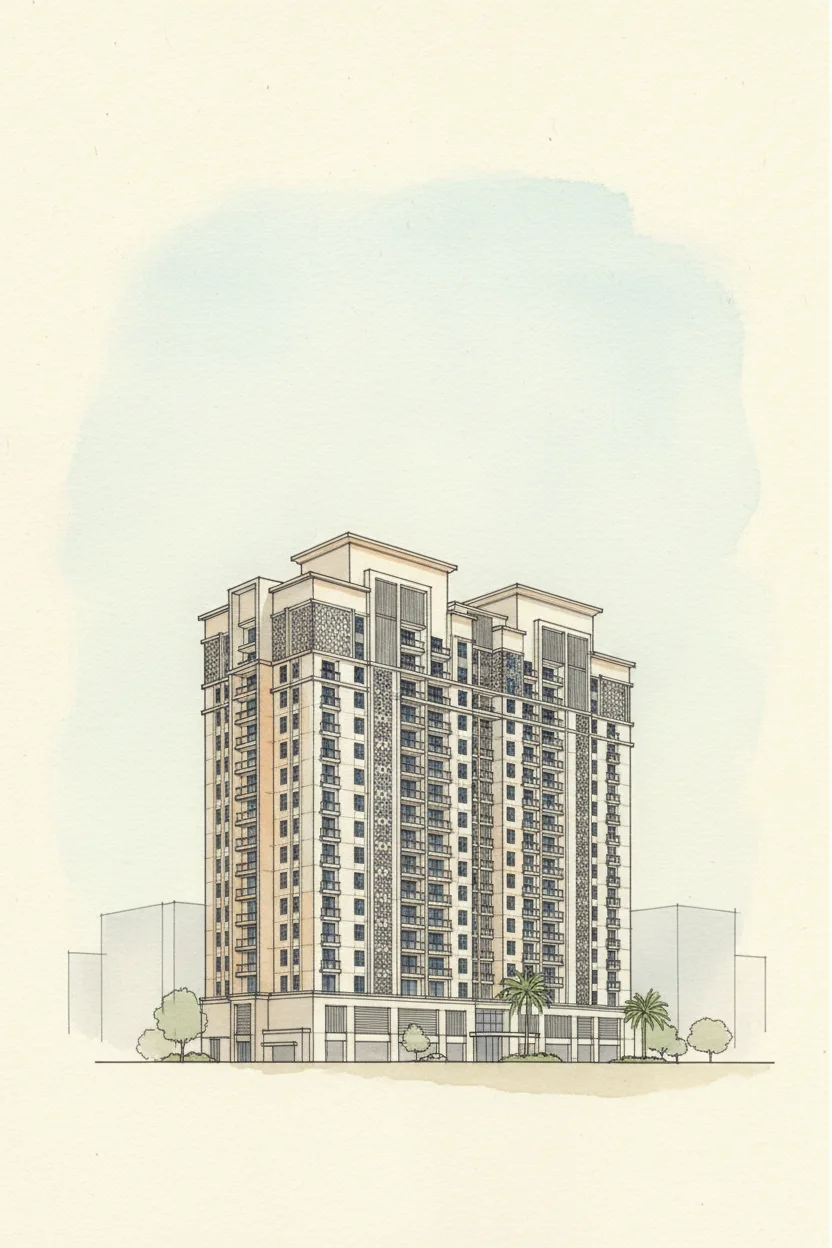 Drawing of Excellence Residence
