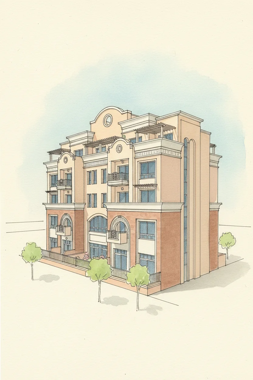 Drawing of Gardenia 1