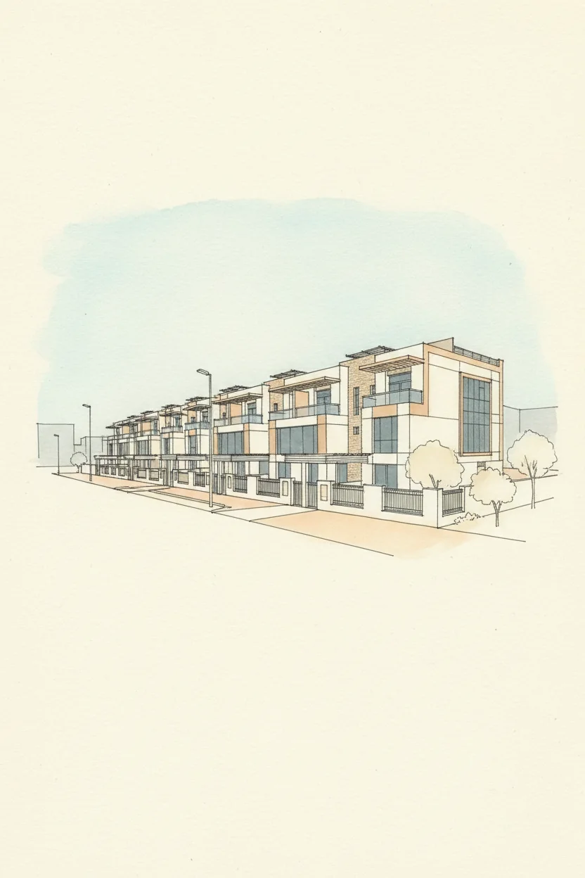 Drawing of Goldenwoods Villas