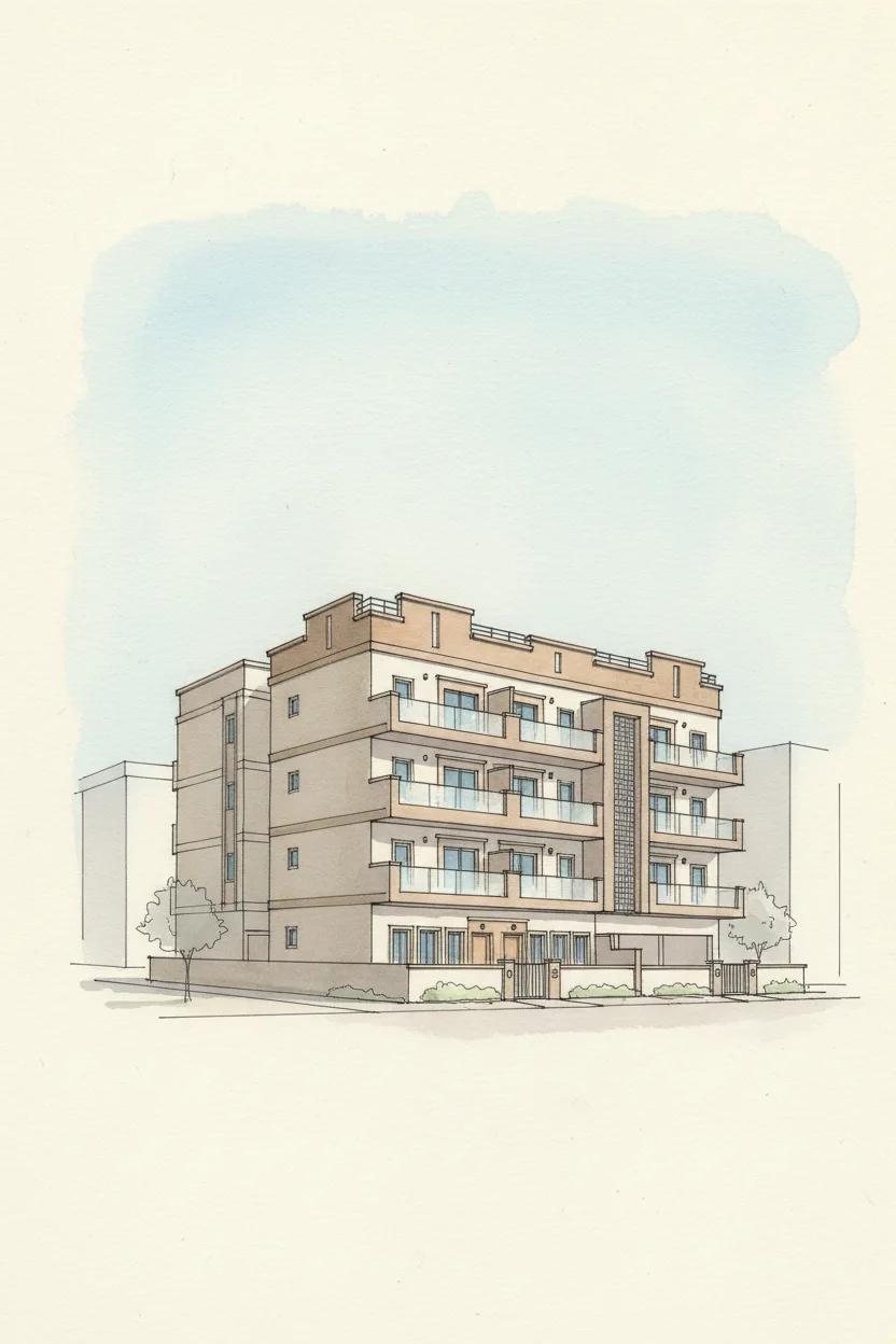 Drawing of Grand Paradise I