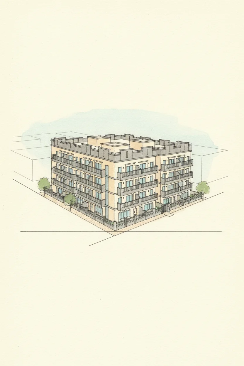 Drawing of Grand Paradise II