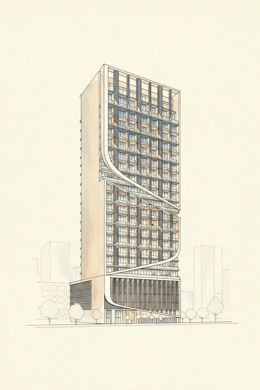 Drawing of Havelock Heights