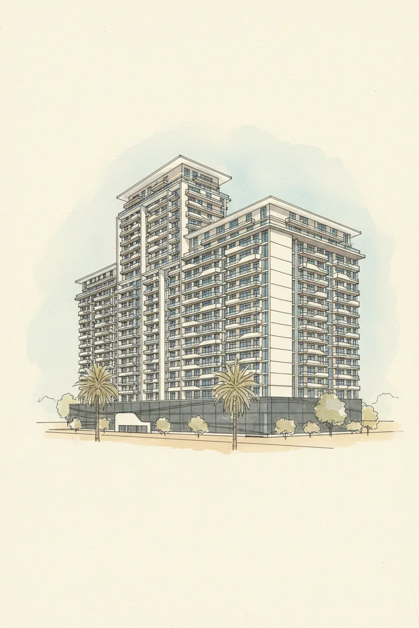 Drawing of Helvetia Residences