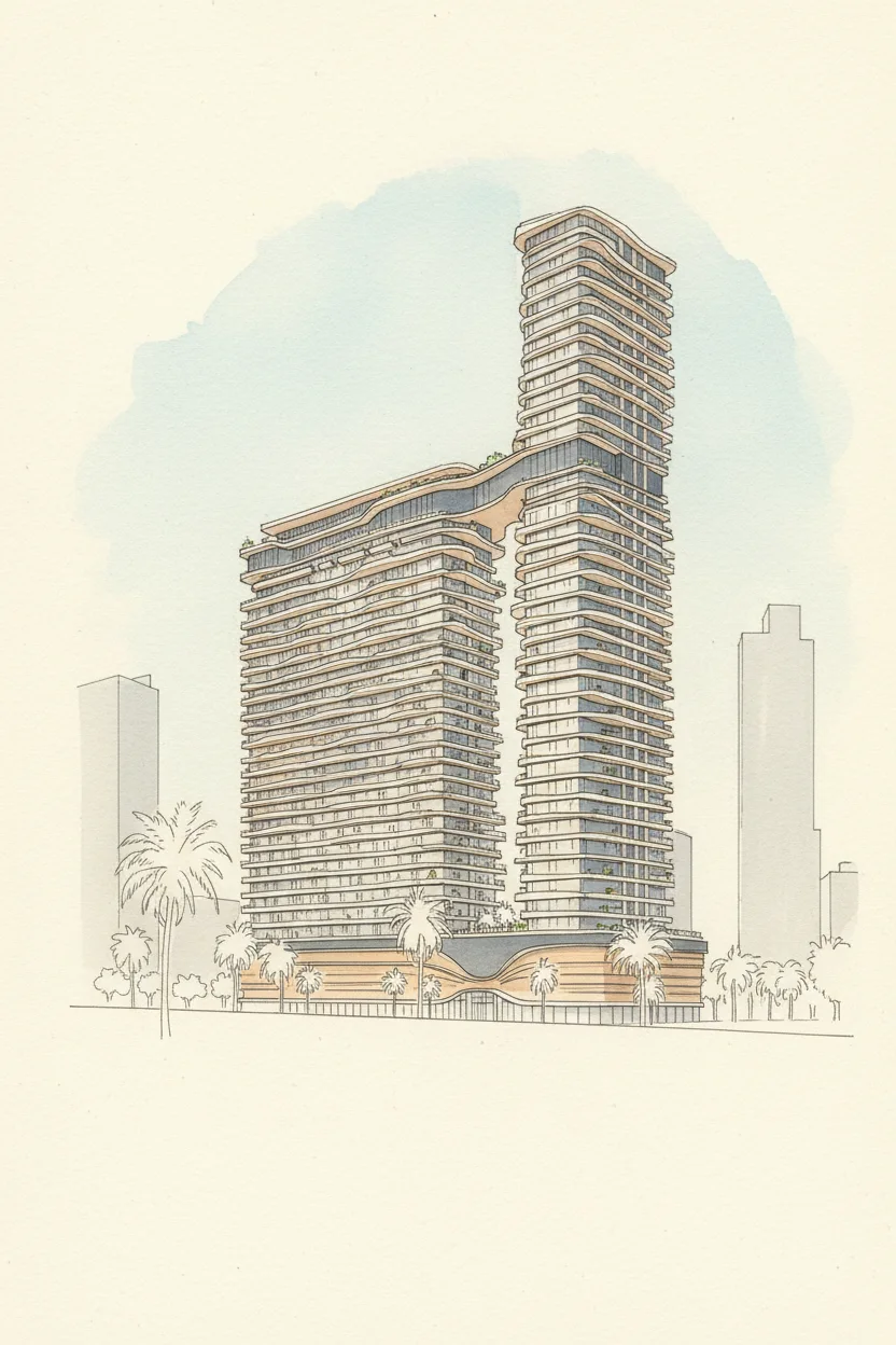 Drawing of One Sky Park