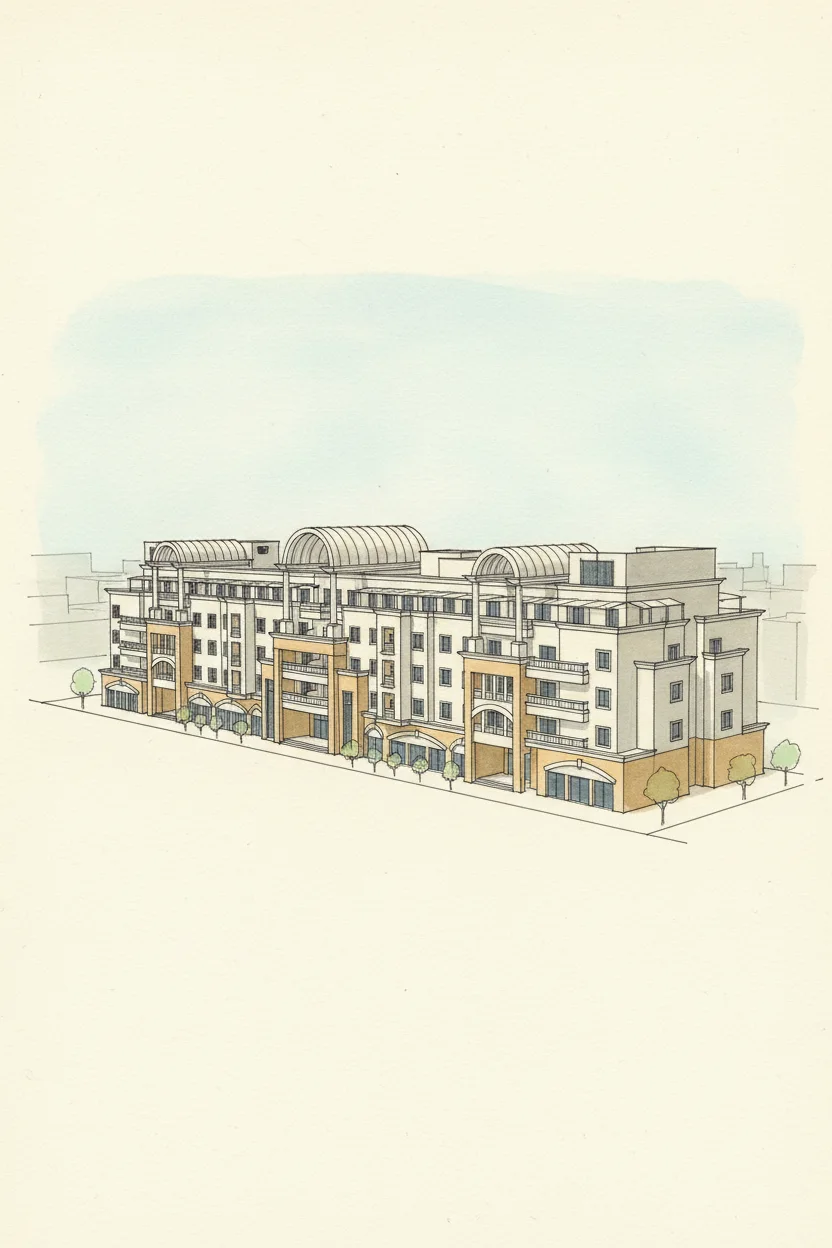 Drawing of Plaza Residences 1