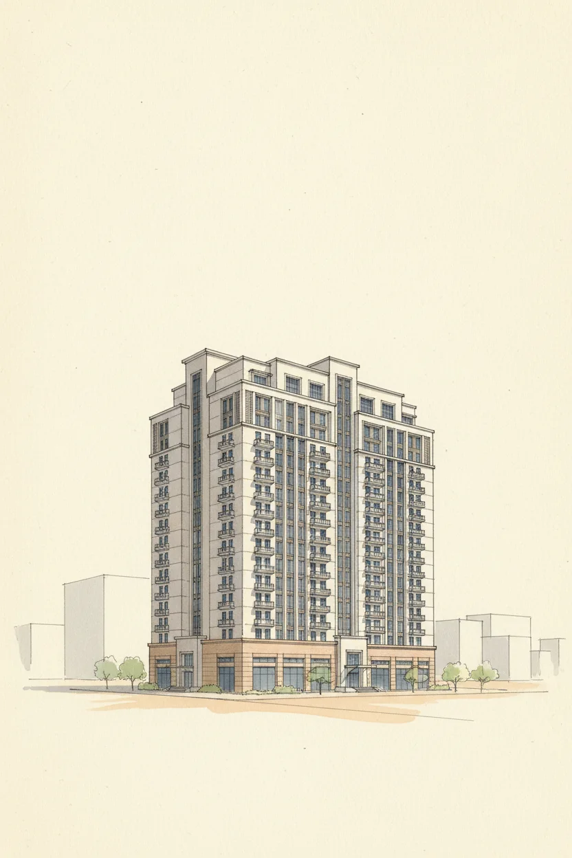Drawing of Quattro Hotel & Business Park