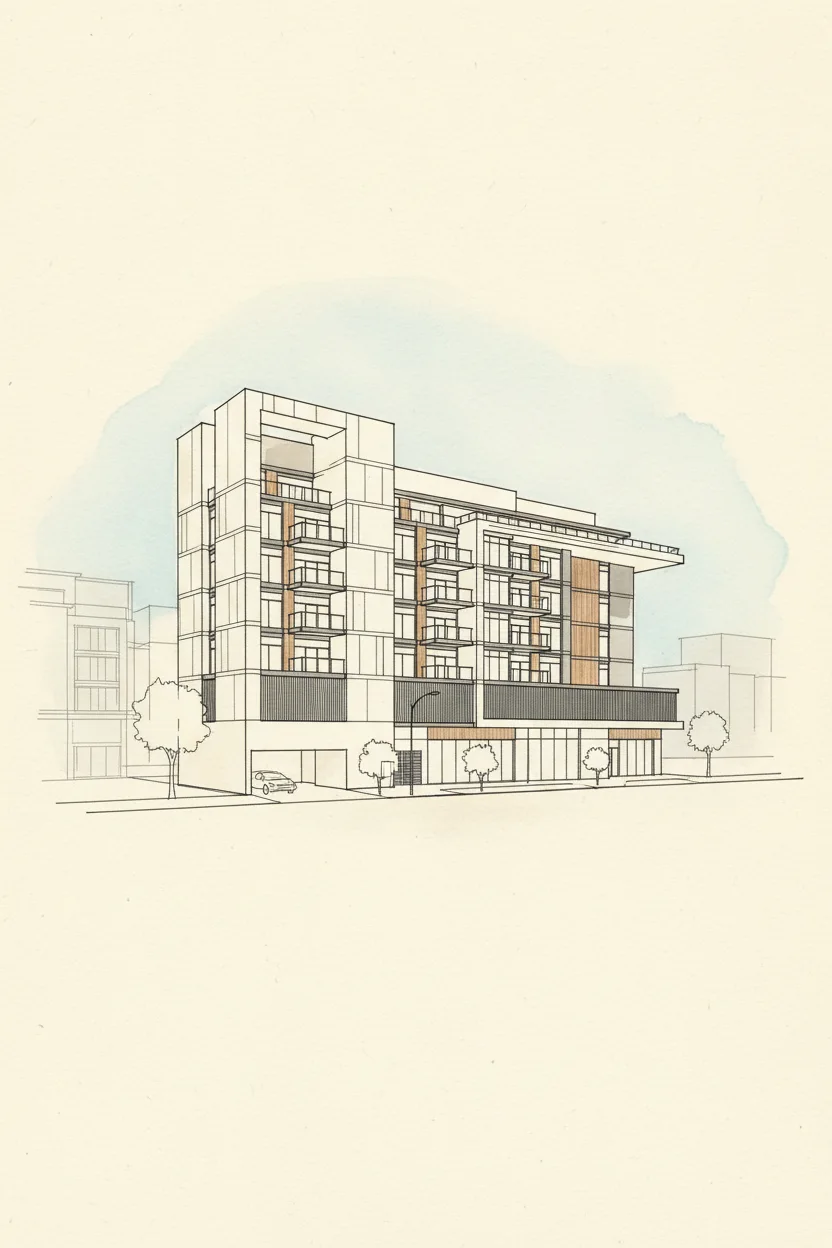 Drawing of Riviera Lodge Residences