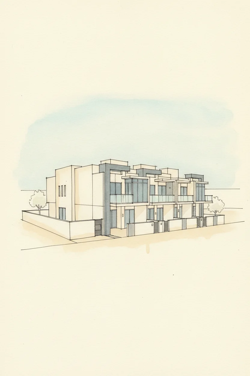 Drawing of Royal Park South