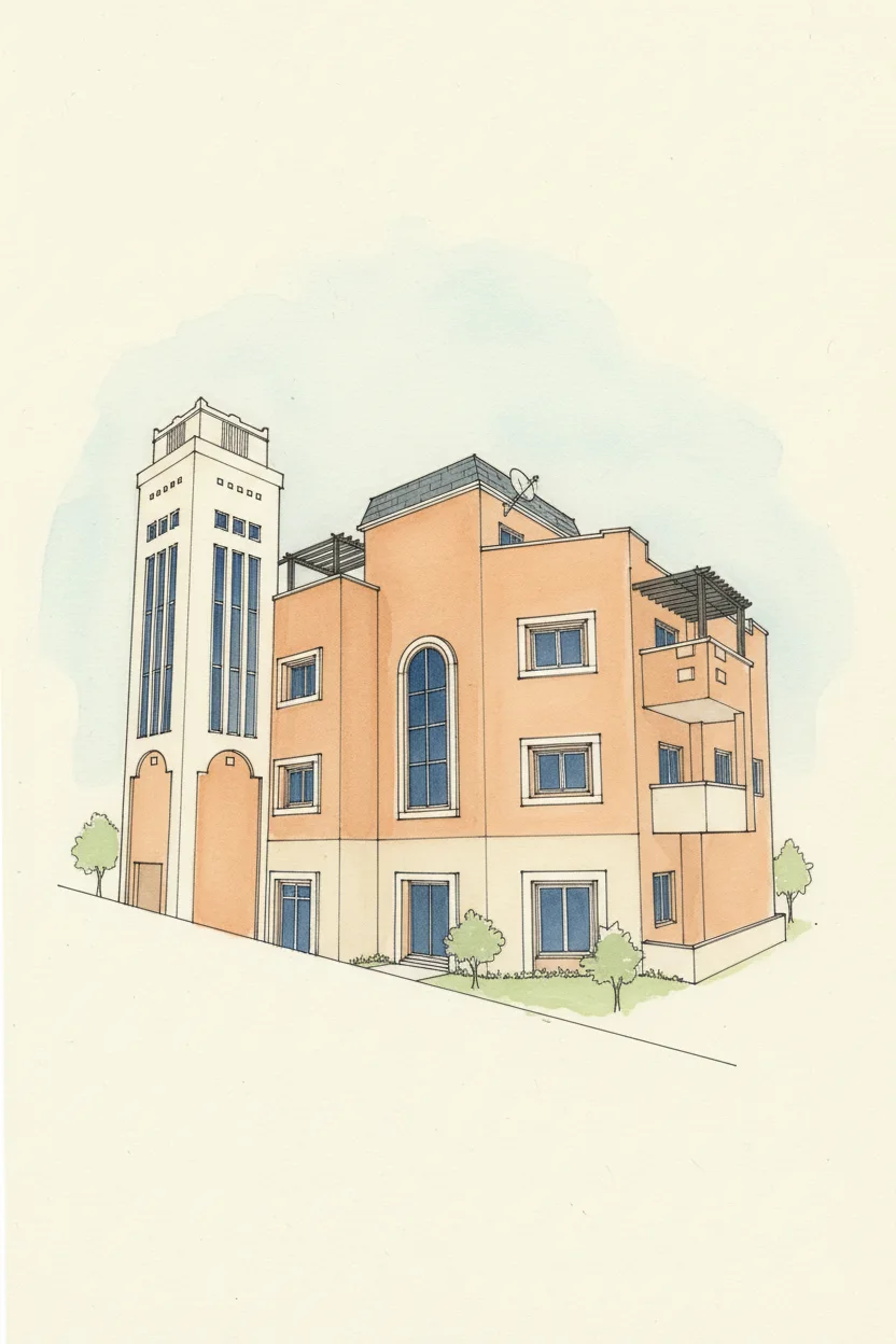 Drawing of Seasons Summer Townhouses