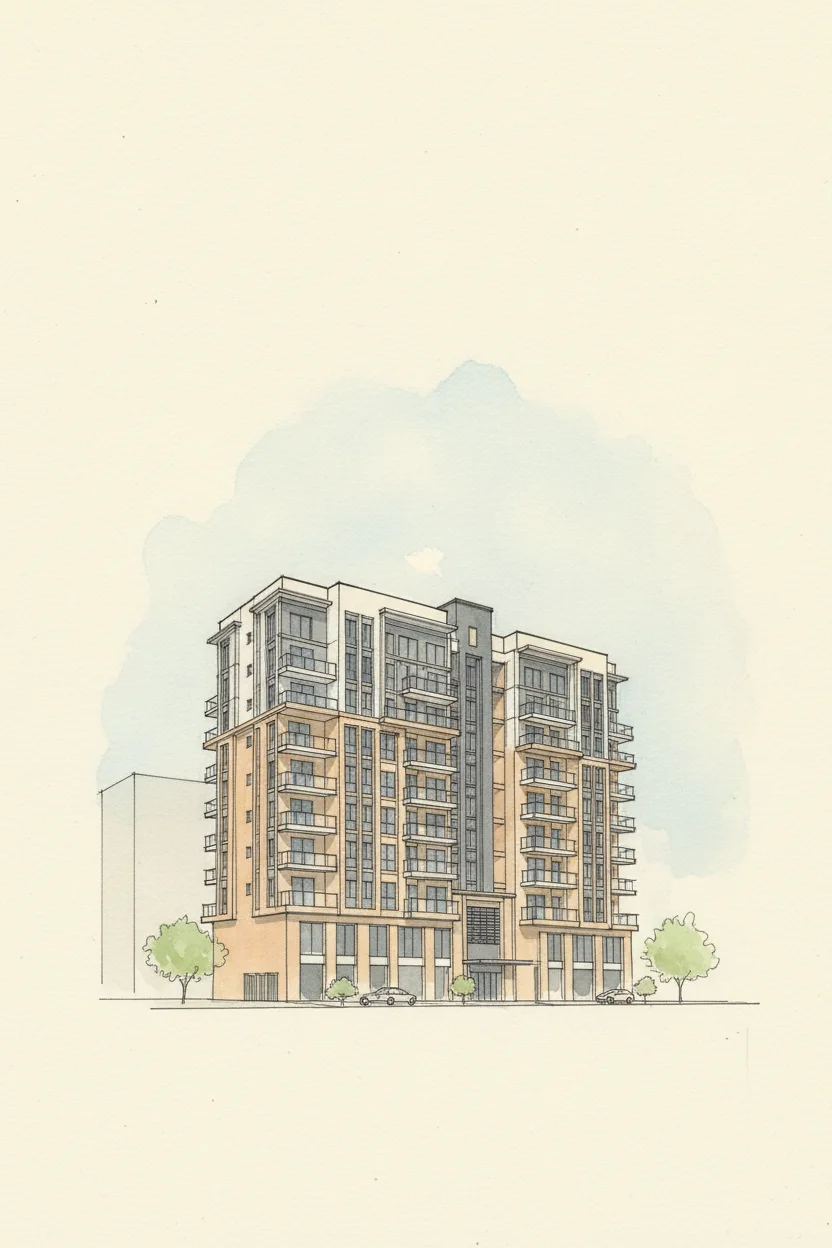 Drawing of Serenity Lakes