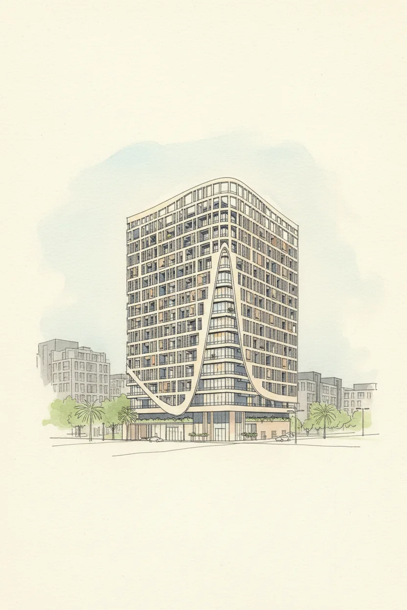 Drawing of Sky Suites