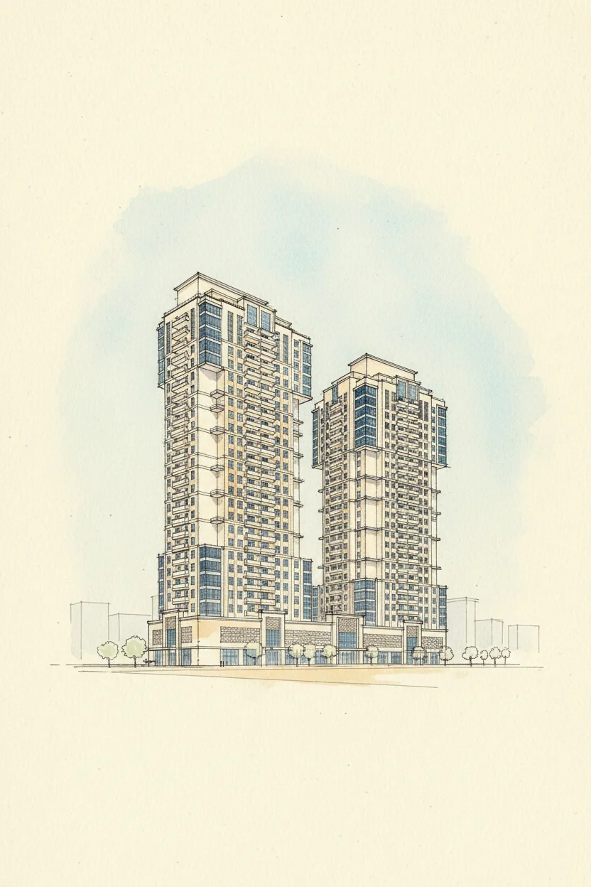 Drawing of Tower A3