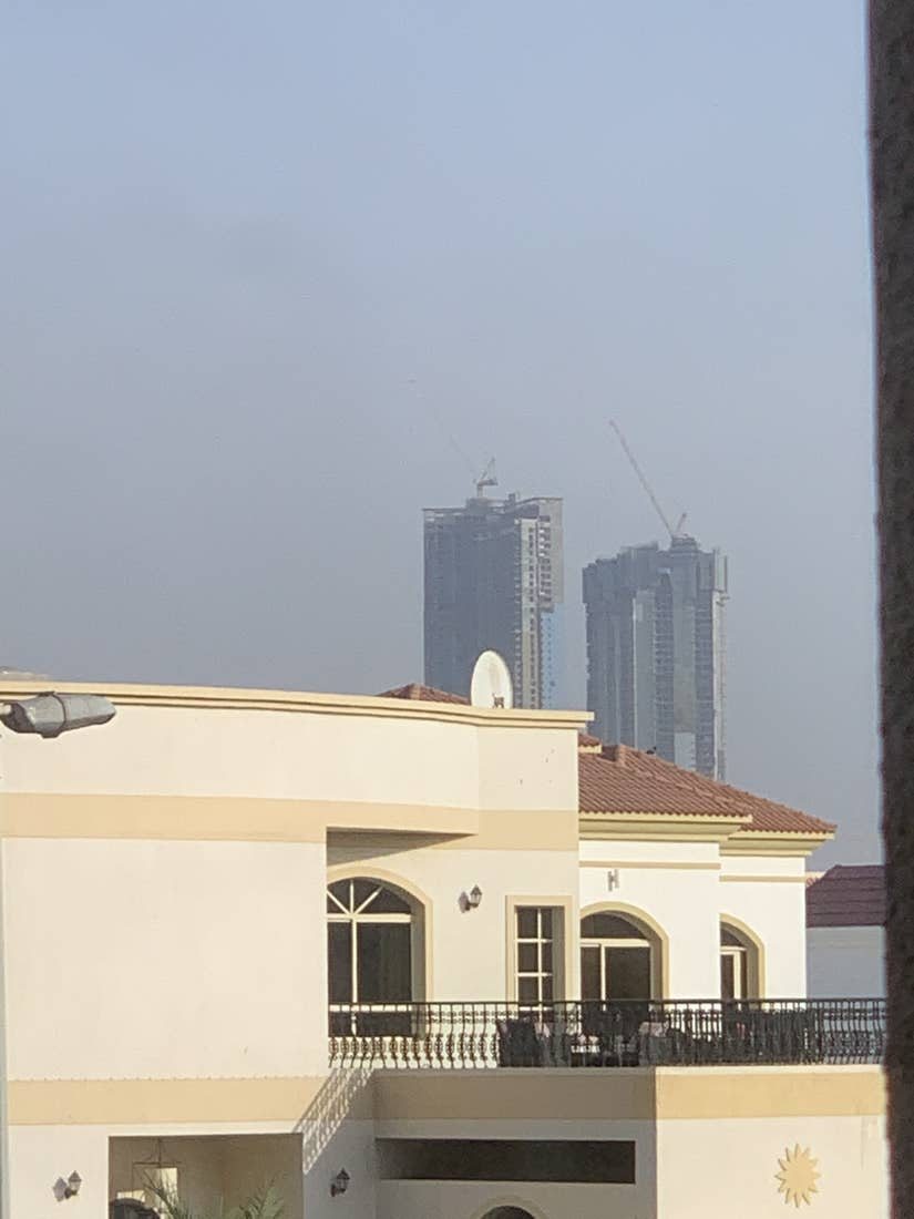 Construction site of Aykon City Tower A, 7 May 2021