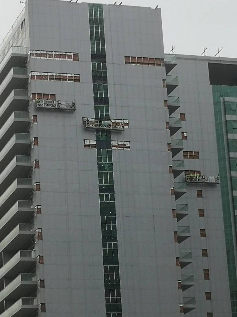 Construction site of Burj Pacific, 27 Feb 2025