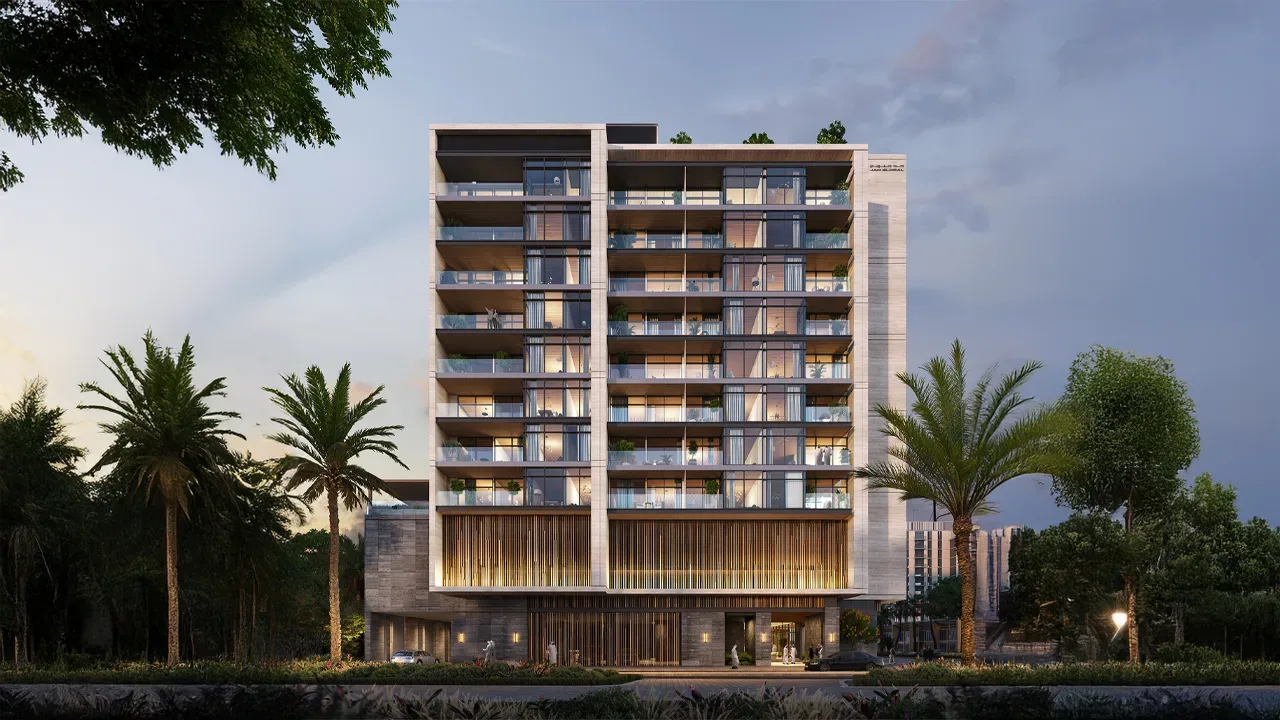 Exterior render, dusk (1280x720)