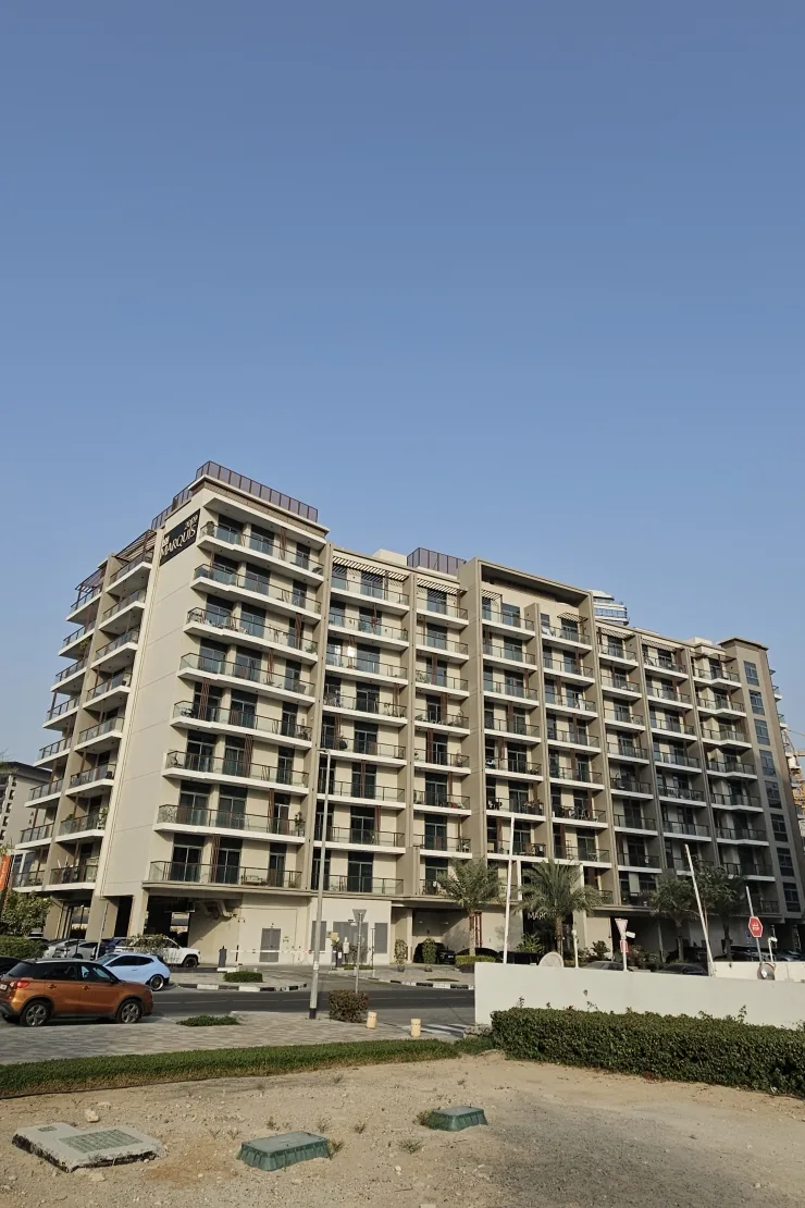 outside, full building