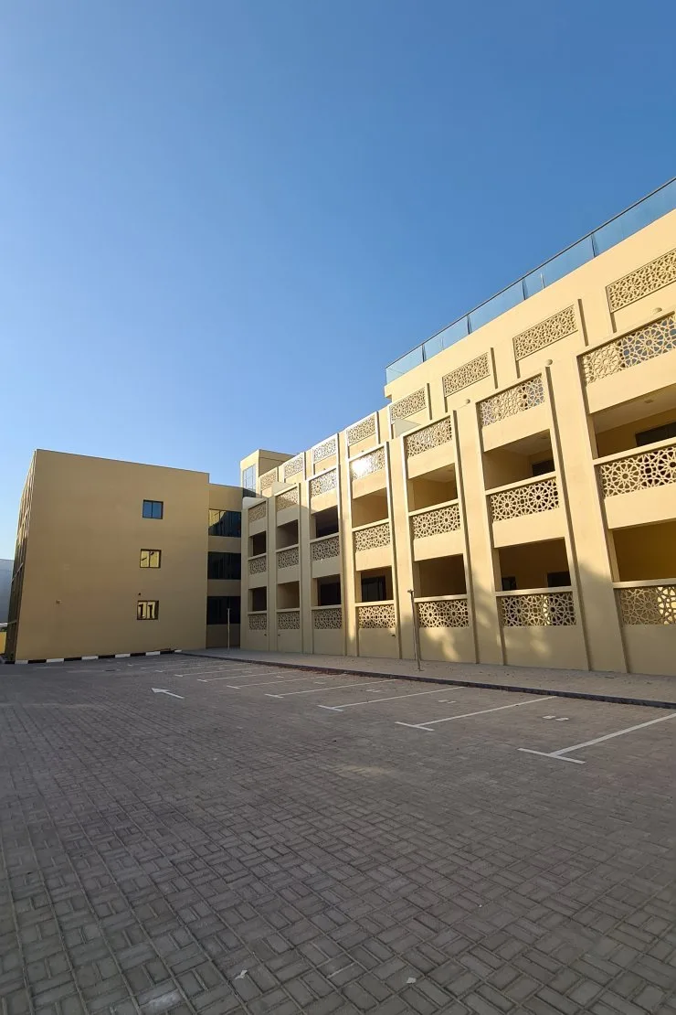 outside, side with balconies