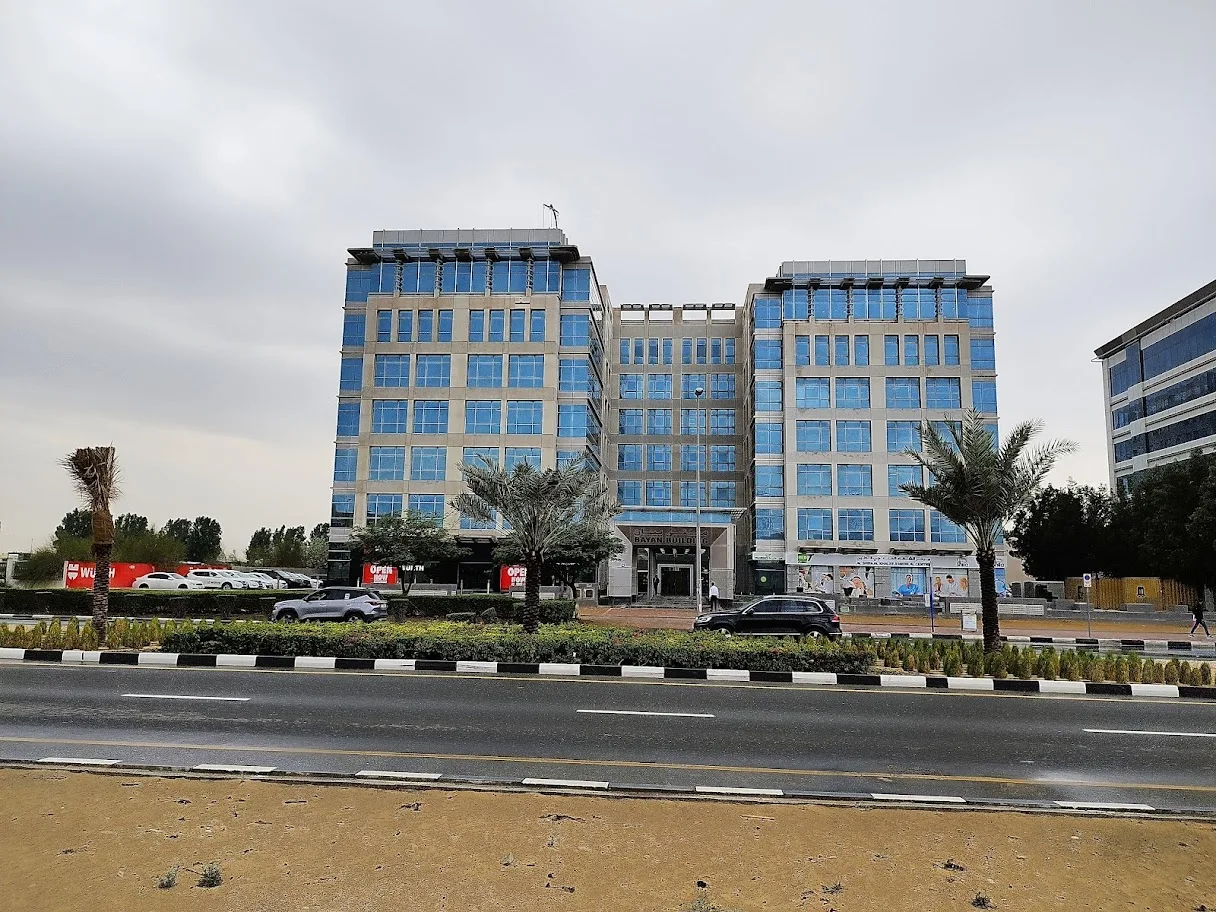 Bayan Building seen across the road, full height