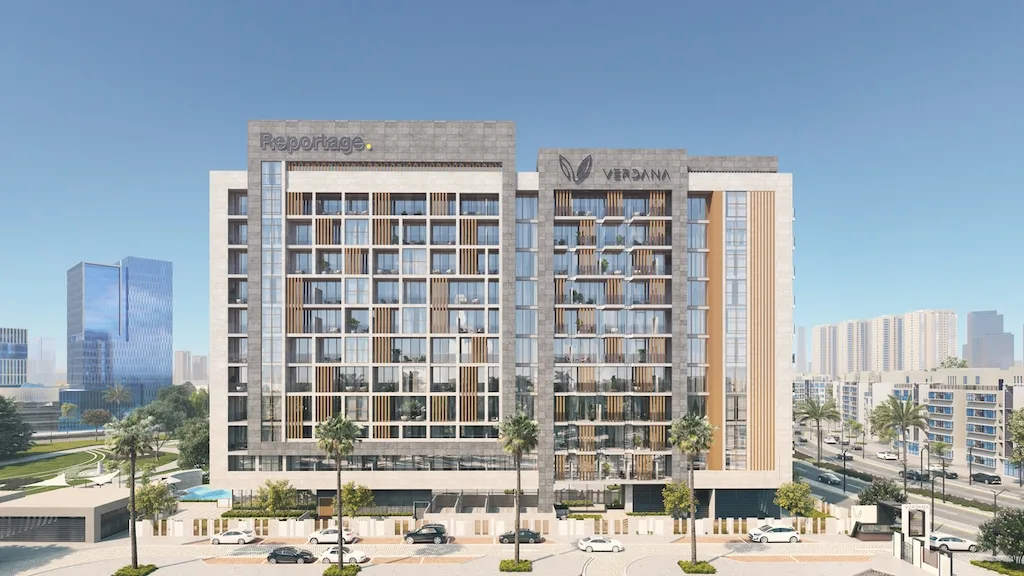 Project picture: Verdana. Front elevation with Reportage and Verdana signage