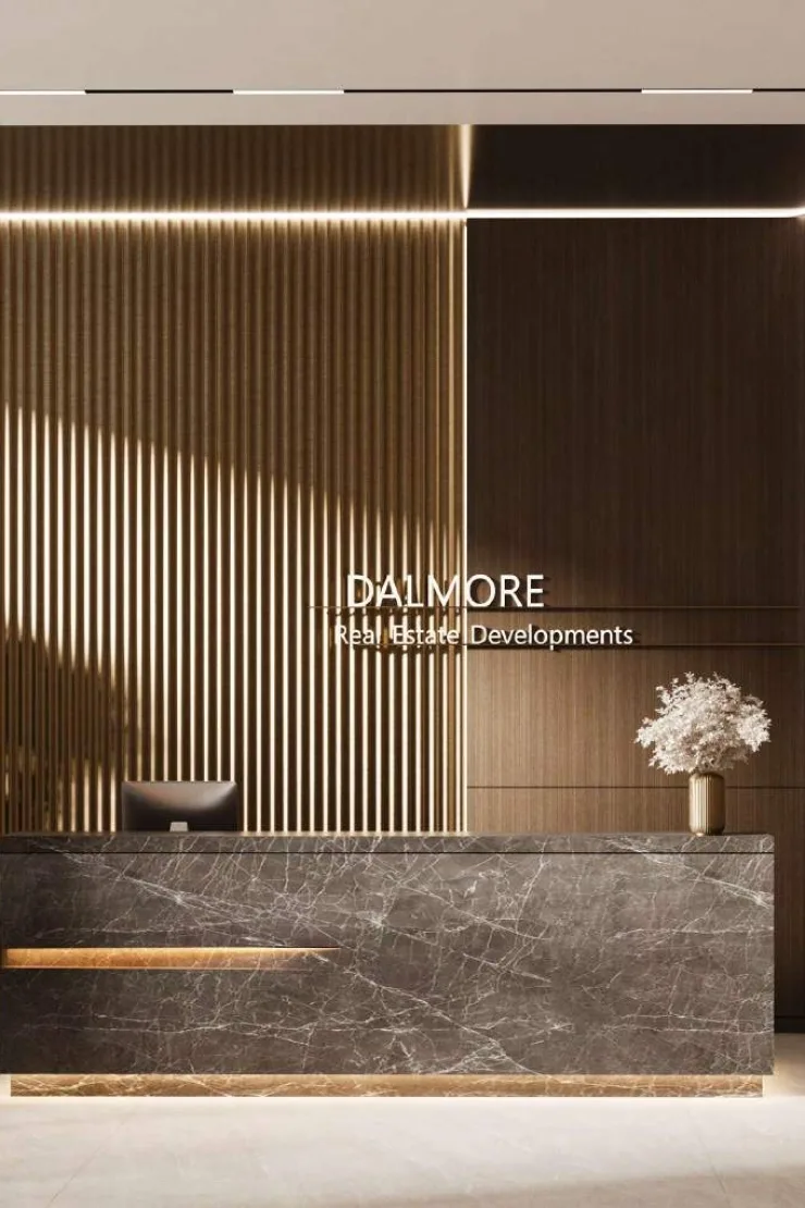 lobby with DALMORE sign