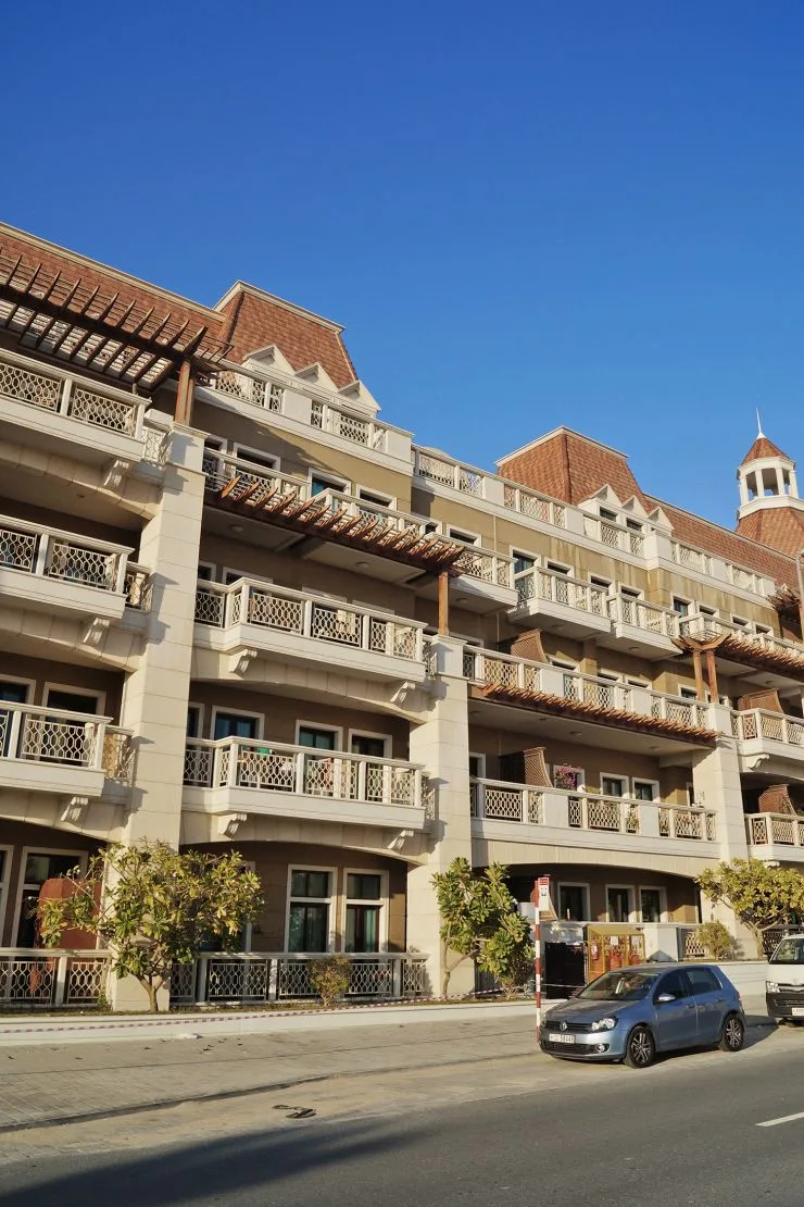 Le Grand Chateau Block C facade with balconies