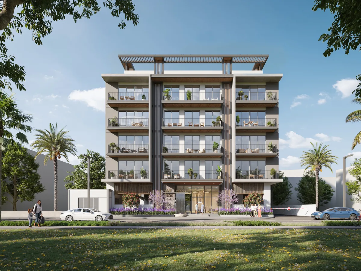 Front elevation render, day (1200x900)
